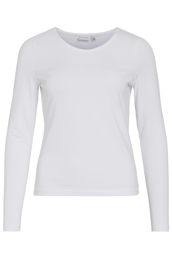 VINORA L/S O-NECK TOP - NOOS 14104154 Bright White